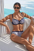 Lise Charmel B85 Rayure En Ligne Bikini Wide Side Bottom